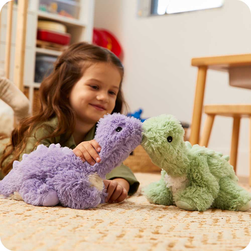 Alternative view of Green Long Neck Dinosaur Warmies